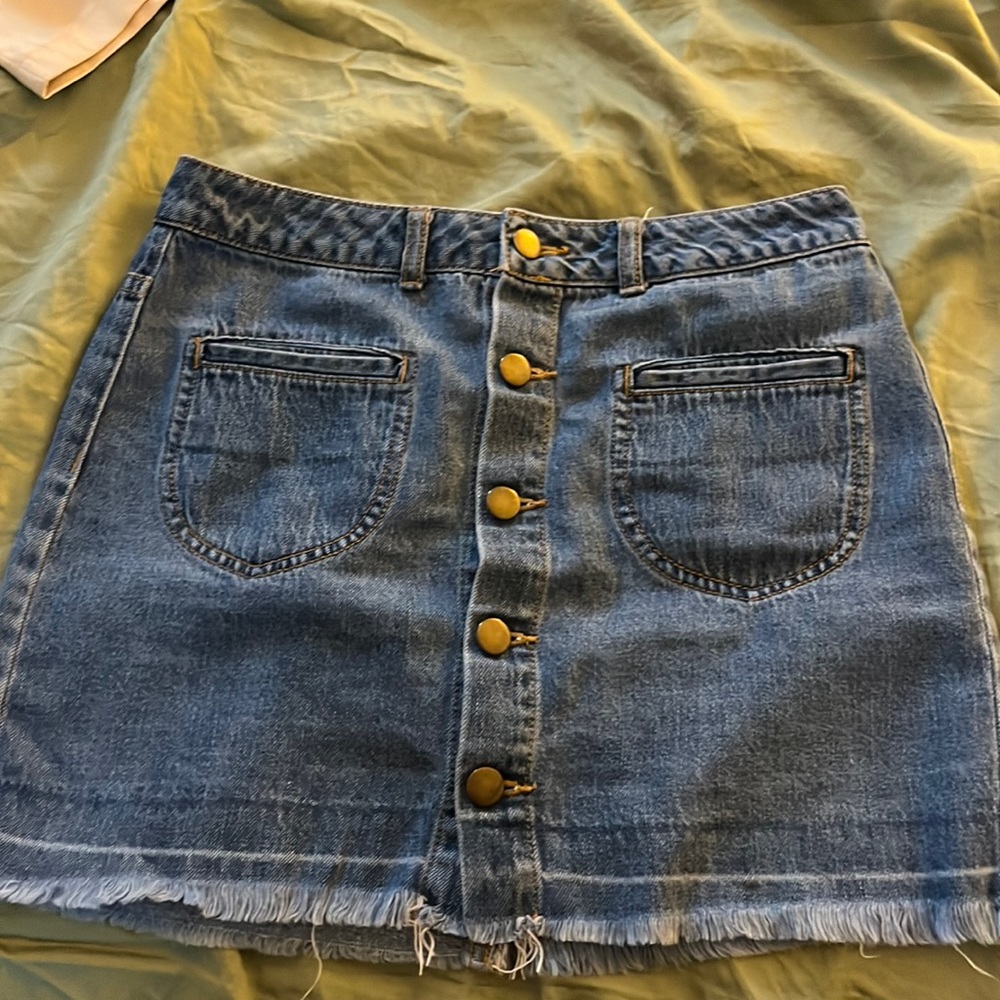 Size 2 forever 21 denim mini skirt